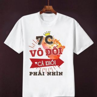 Combo 33 áo lớp màu xanh
