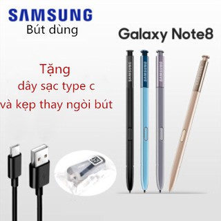 Bút dùng cho note 8/note 5,S-pen-tặng dây sạc type c và kẹp thay ngòi bút