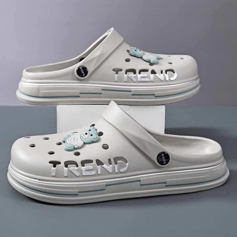 2023 mới Cho Nam Dép Đi Biển Thoáng Khí Thoải Mái Phong Cách Hàn Quốc