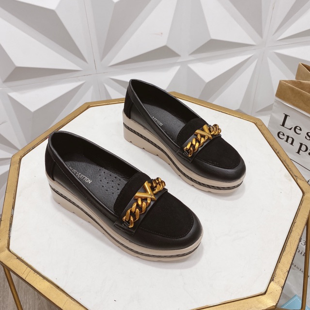 Giày slip on đế xuồng quai xích ngang spsl fullbox