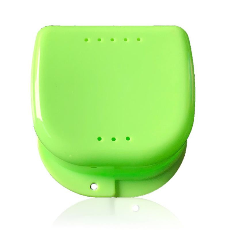 [Hàng mới về] Hộp đựng răng giả cỡ nhỏ khoét lỗ nhiều màu tùy chọn