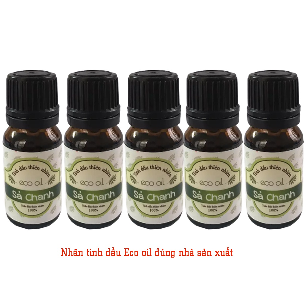 Combo 5 chai tinh dầu 10ml Song An eco oil các loại ( check ib ) tặng 1 chai tinh dầu 10ml