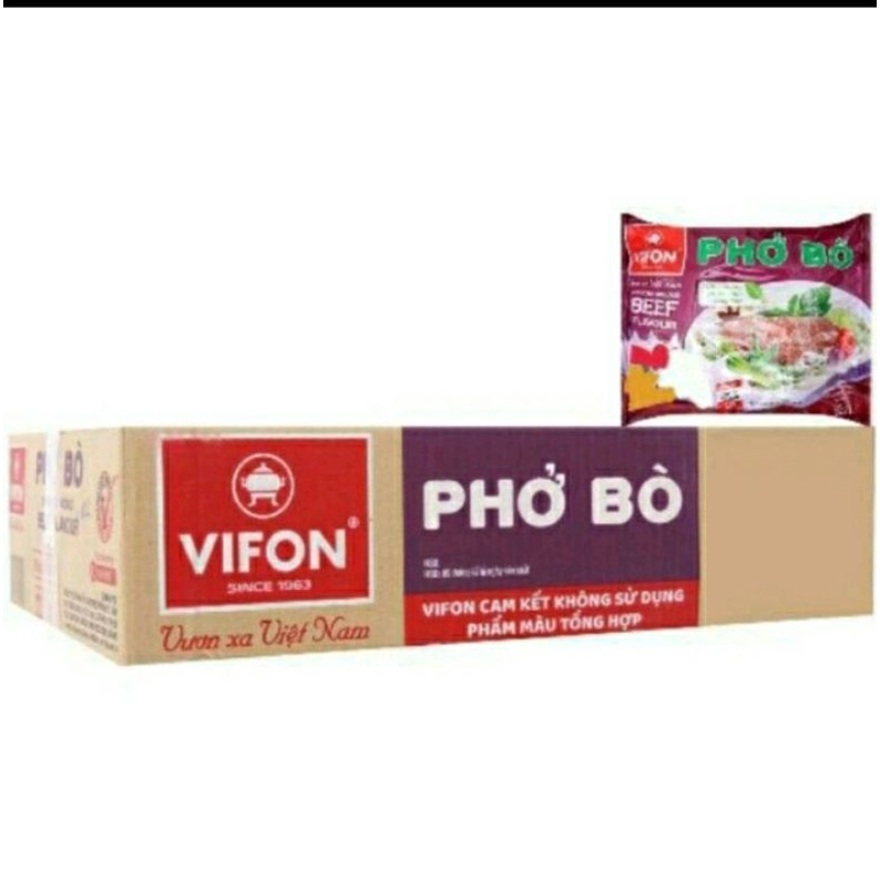 Phở bò vifon thùng 30 gói