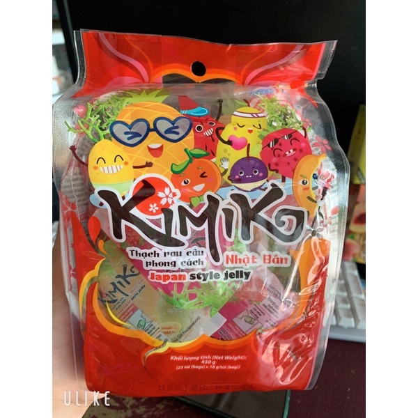 Kẹo thạch zaizai - thạch túi Kimiko Long Hải 450g