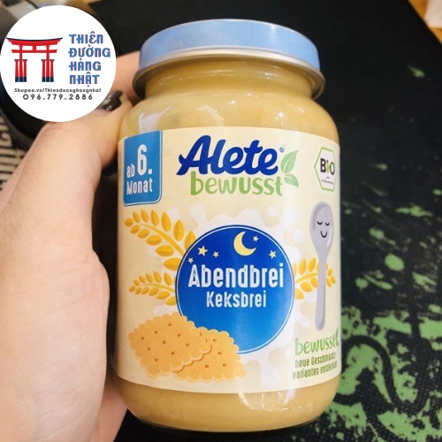 Hũ Dinh Dưỡng ALETE Đức 190g, ngũ cốc dinh dưỡng Alete ăn liền cho bé từ 6 tháng [Date 10/2023]