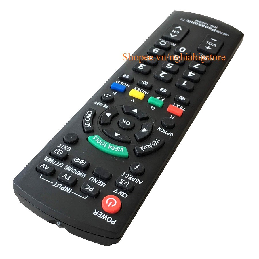 Remote Điều Khiển TV LCD, TV LED Panasonic RM-1020M (Kèm Pin AAA Maxell)