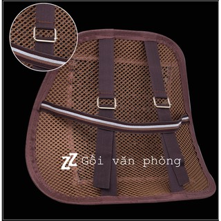 Đệm lưng hạt gỗ massage cao cấp BTL-01
