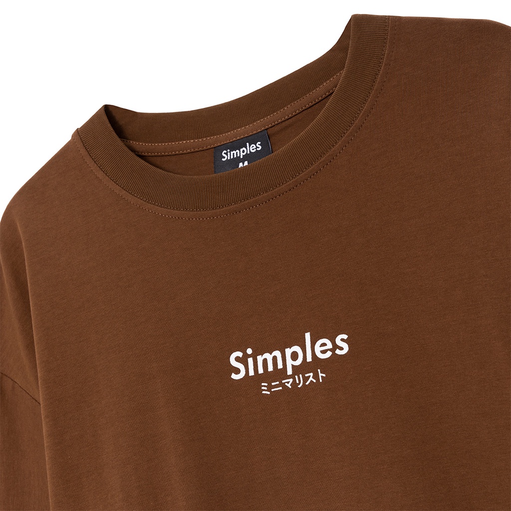Áo thun Unisex Simples Basic Tee phông trơn nam nữ tay lỡ oversize form rộng