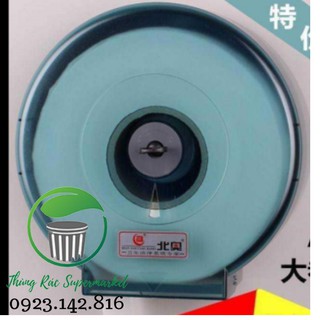 Hộp đựng giấy vệ sinh cuộn tròn trắng đen + xanh đen