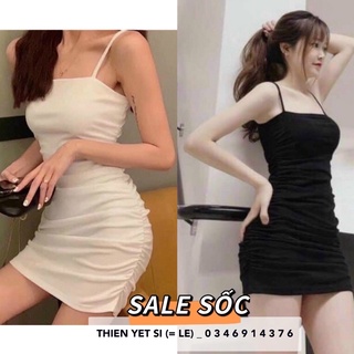 Đầm body , váy dây mảnh ngắn nữ