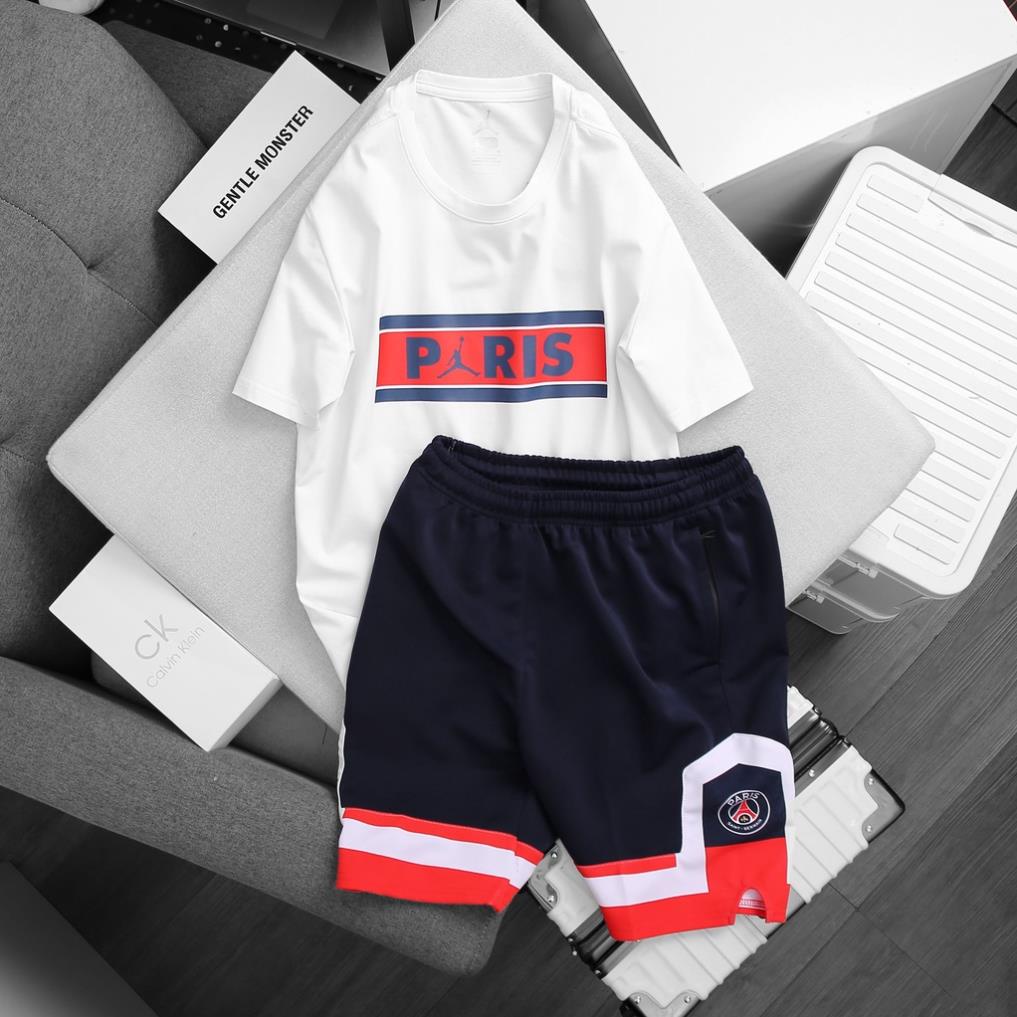 Bộ Thời Trang Thể Thao Nam Áo Cotton Thấm Hút Mồ Hôi - Quần Thun Lạnh Bear Sports BS013 Cao Cấp - VNXK !