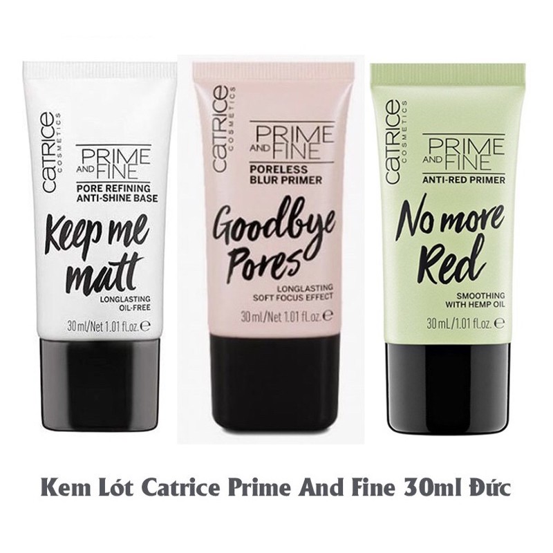 (Có dòng mới ONE STEP) kem lót  CATRICE #PrimeAndFine (chính hãng)