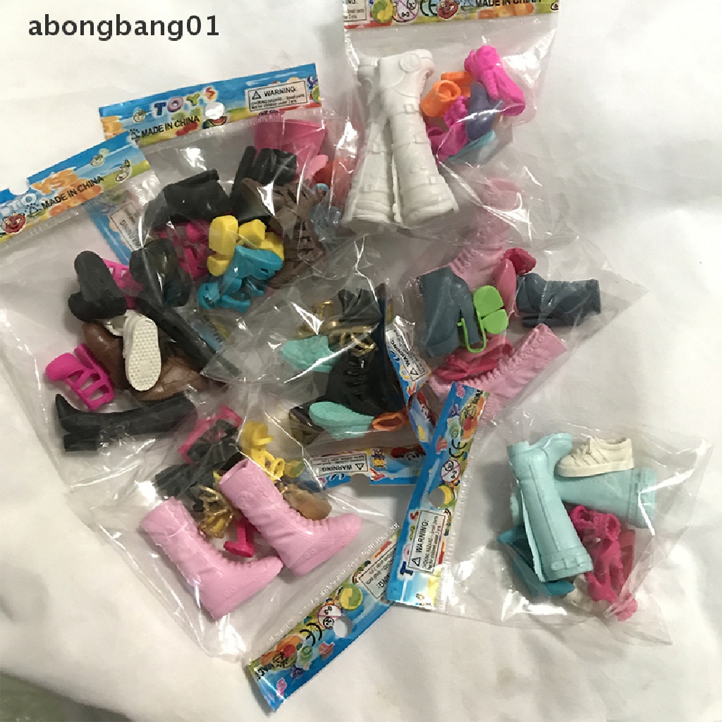 Set 5 Đôi Giày Cao Gót 29cm Cho Búp Bê 29cm