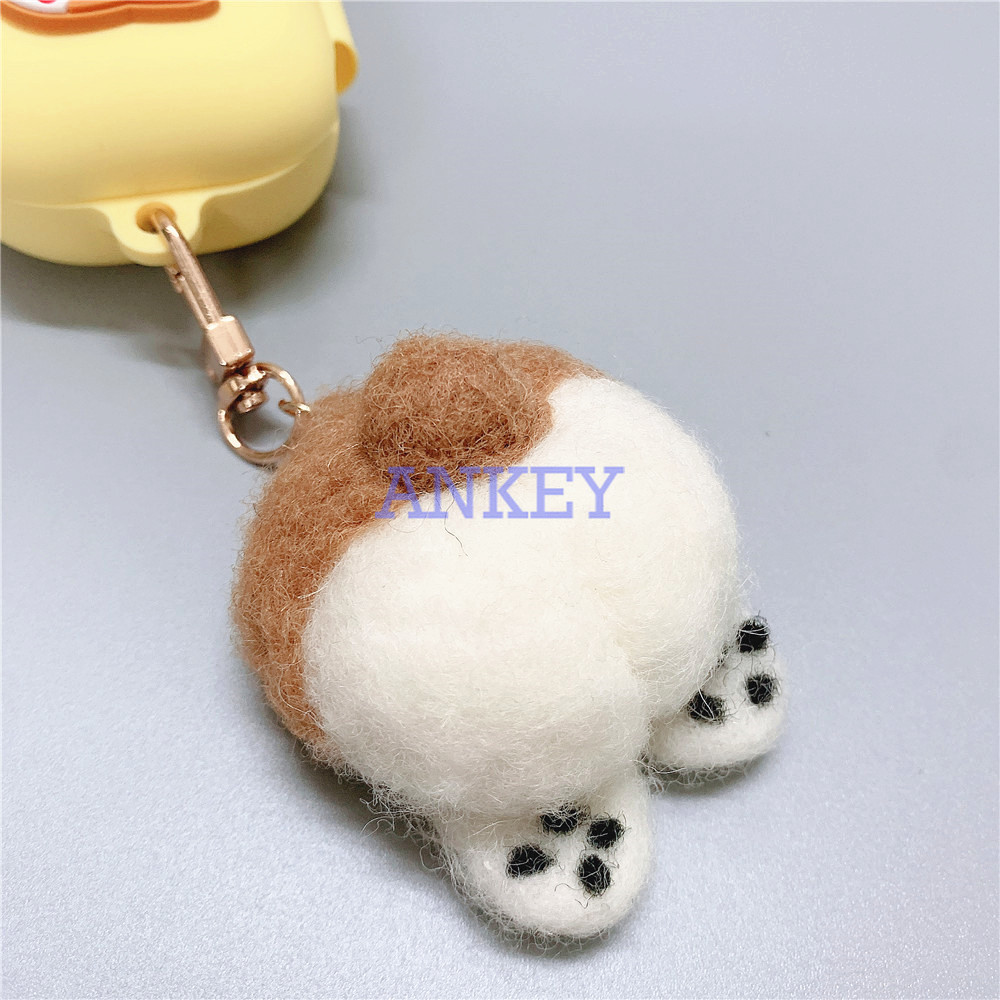 Samsung Galaxy Buds Live / Buds Pro / Buds + / Buds Plus Case Vỏ silicon hình chó corgi đựng hộp tai nghe