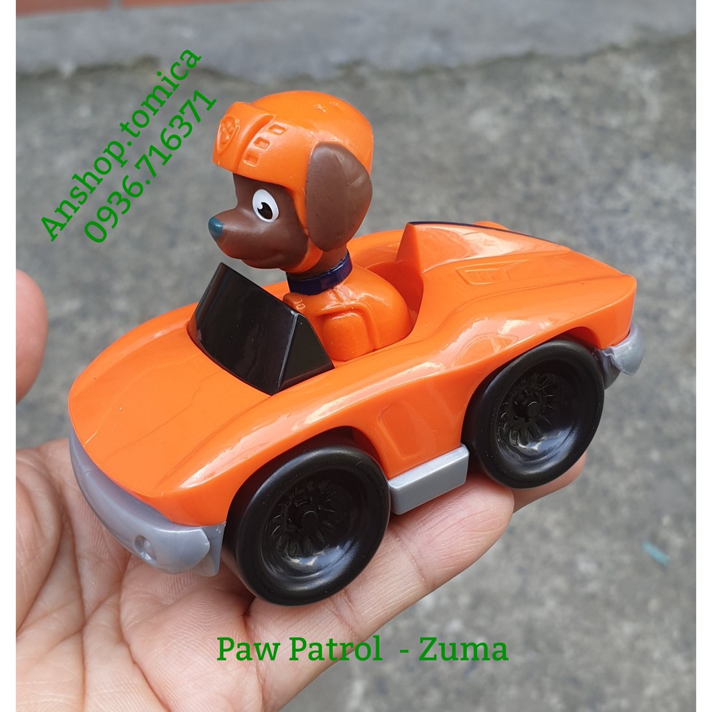 Mô hình xe chú chó Zuma trong phim hoạt hình &quot;Đội Chó Cứu Hộ&quot;