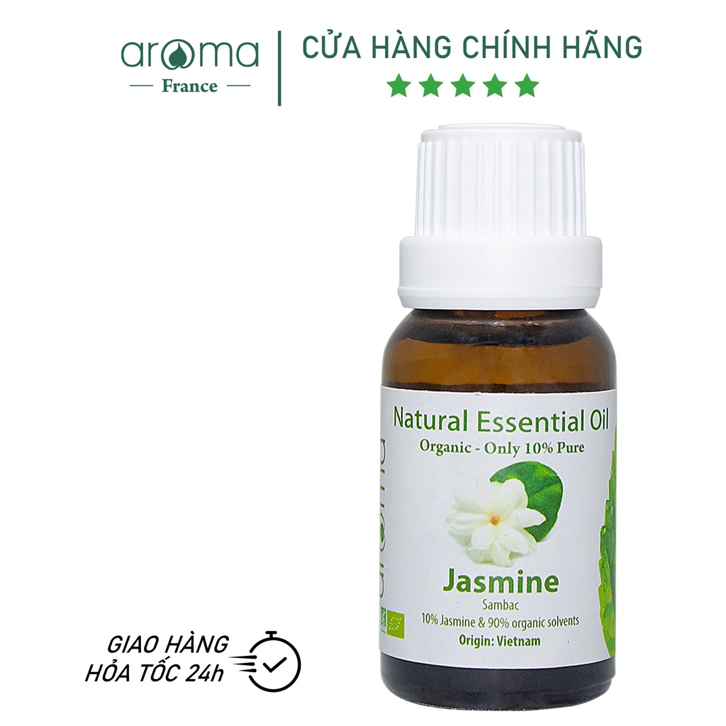 Tinh Dầu Xông Thiên Nhiên Aroma hoa Lài 10/90 - Jasmine Essential Oil