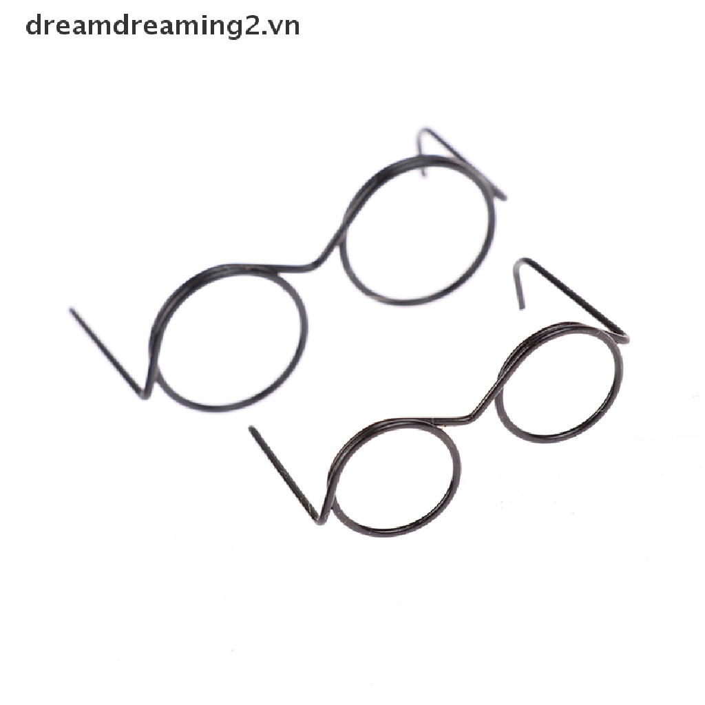 Bộ 10 Thấu Kính Tròn Phong Cách retro Thời Trang Cho Búp Bê