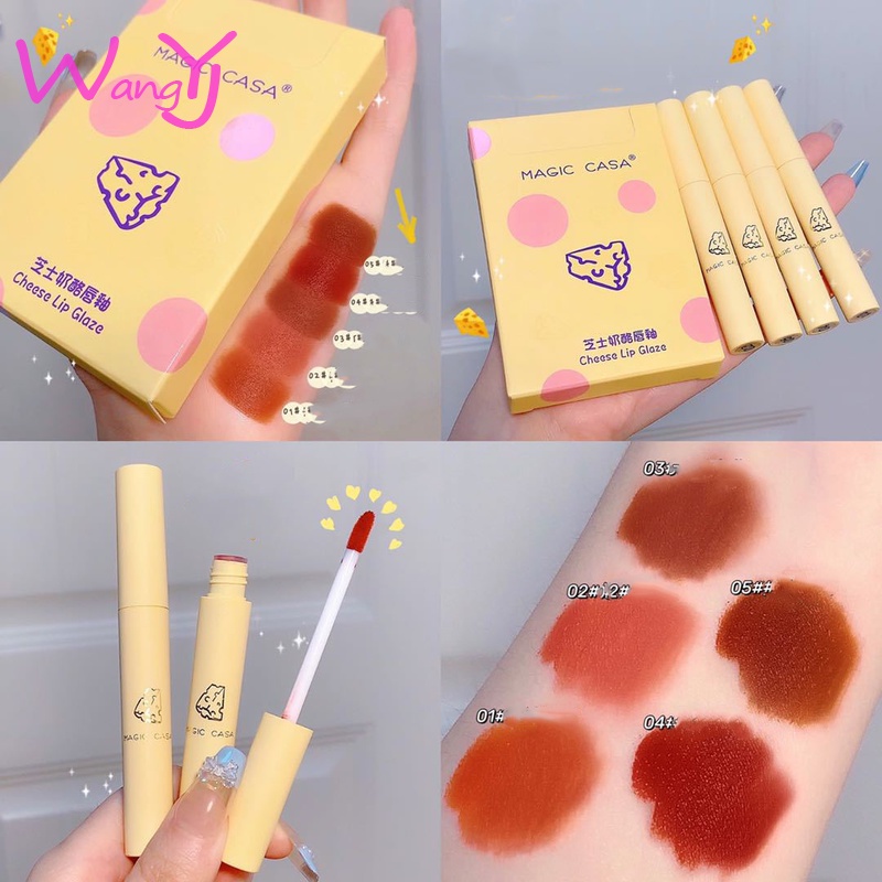 Set 5 Son Kem Lì Mượt Như Nhung