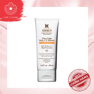KIEHL'S Ultra Light Daily UV Defense SPF 50 PA++++ Anti-pollution -  Kem Chống Nắng Hằng Ngày