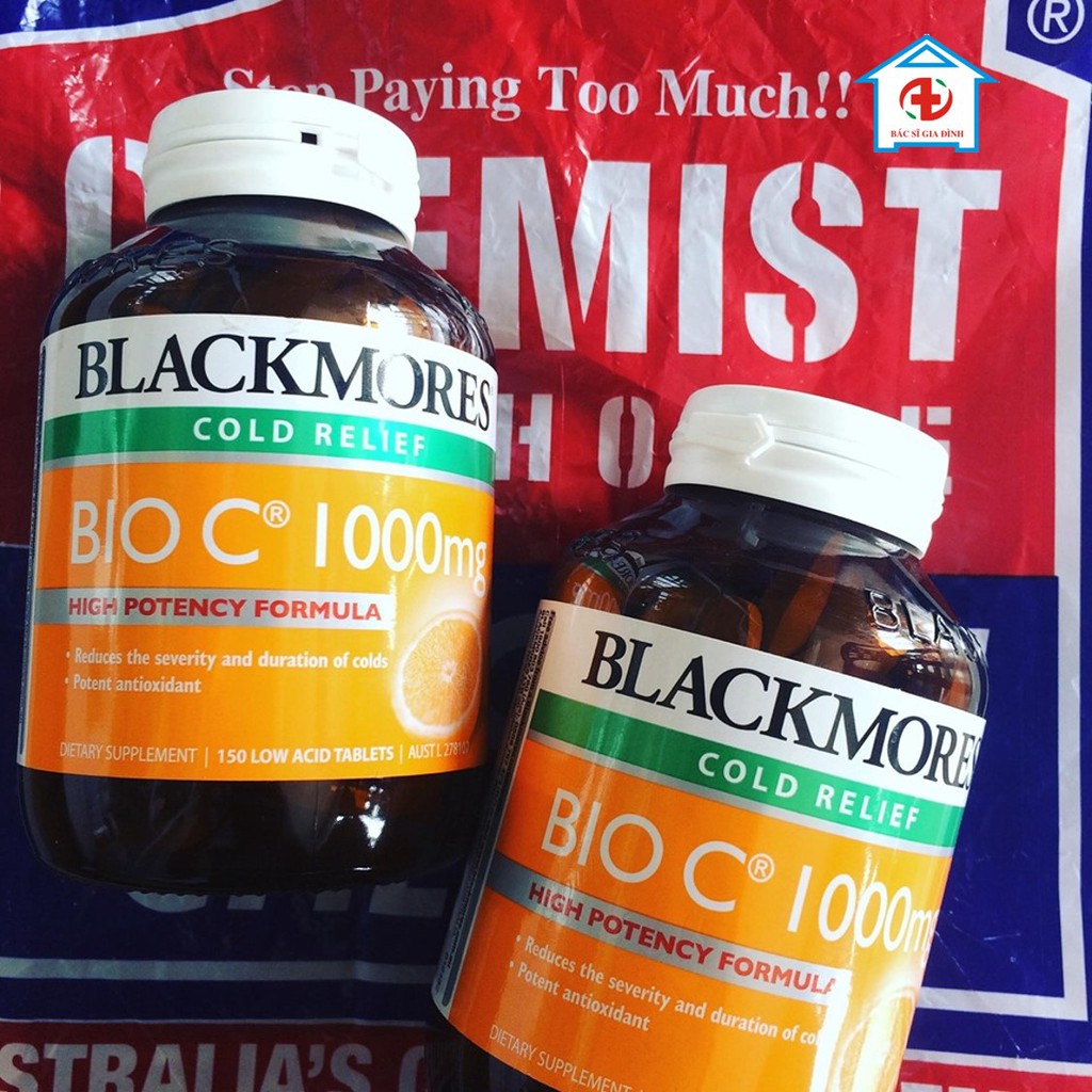 Viên uống Bổ sung Vitamin C  Bio C 1000mg 150 viên Blackmores Úc
