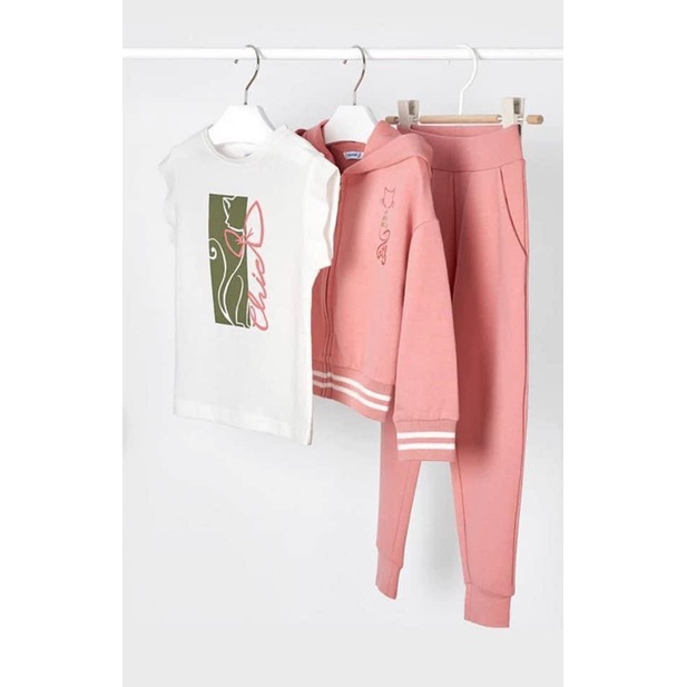 B407 - Bộ khoác nỉ da cá MOR bé gái