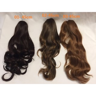 Tóc ngoạm The Wig cao cấp (nhập khẩu Hàn Quốc) (hình thật)