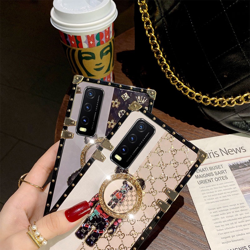 Ốp Điện Thoại Hình Gấu Cho vivo v29 v27 v25 v23e v23 v21 v21e y16 y77 y35 y22 y02s y21 y20 y20s y12s y17 y15 y12