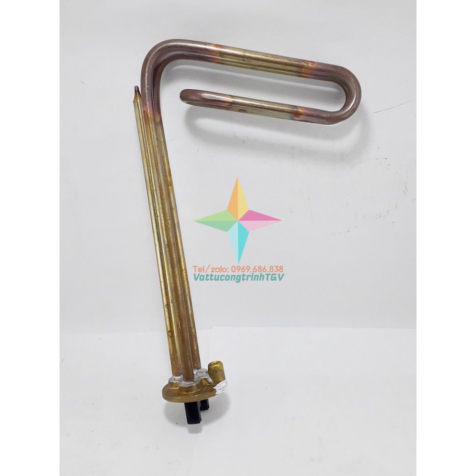 Sợi đốt AMTS cho Bình Nóng Lạnh ARISTON 30L-50L bát tròn chân cắm 4.8cm x 25cm +15cm