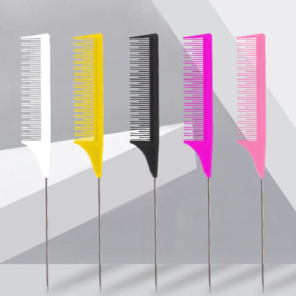 Lược Kim Loại Với Răng Mảnh Cắt Tóc Tạo Kiểu Chuyên Nghiệp Cho Salon