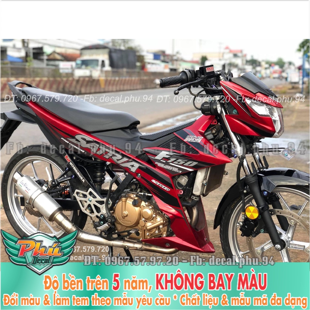 Tem Rời Satria Đỏ đen (K) -1