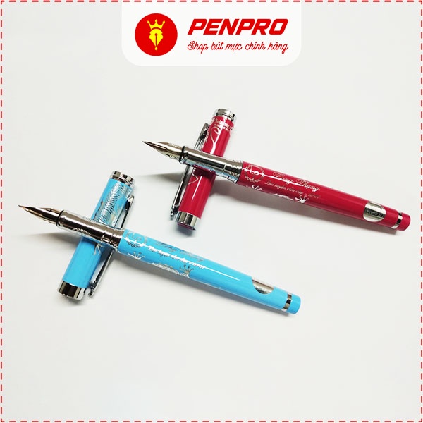 Bút Máy Long Phụng LP07 calligraphy tự tạo thanh đậm nét to luyện chữ đẹp - Penpro