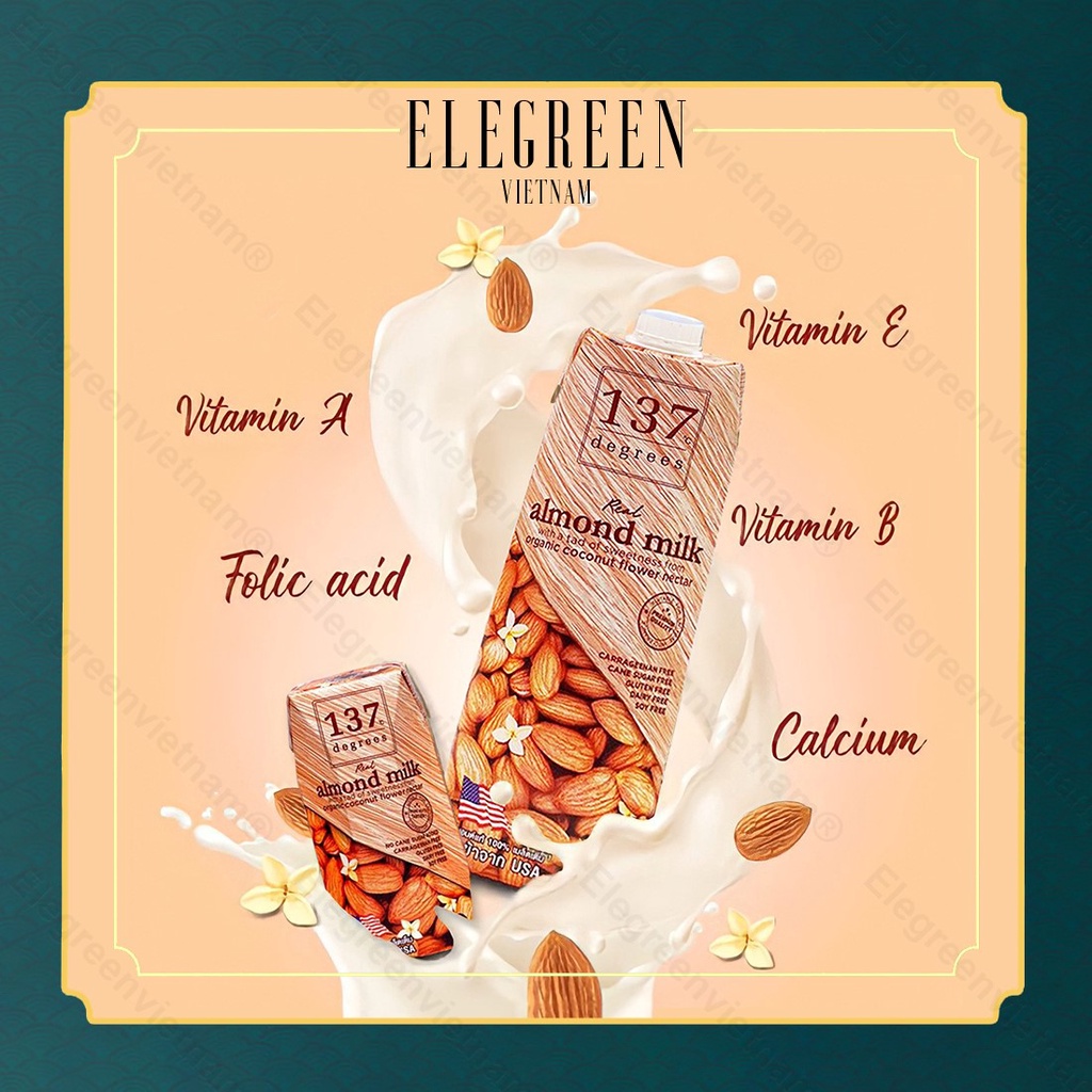 Sữa hạt không đường , Sữa hạt dinh dưỡng 137 DEGREES