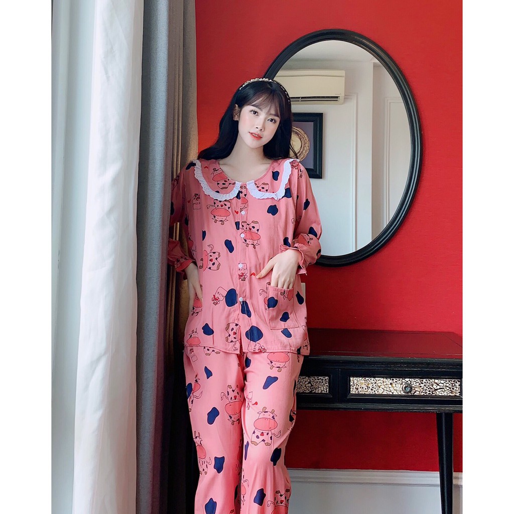 [Hàng cao cấp] Bộ bầu sau sinh dài tay chất đũi Hàn☘️bộ sau sinh sang chảnh 2in1☘️có khóa cho con ti ☘️free size 43~65kg