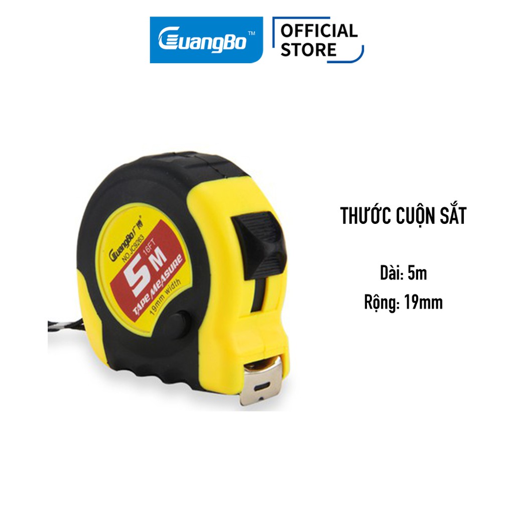 Thước cuộn sắt 5m*19mm Guangbo JC9263