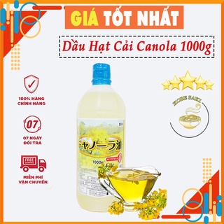 Chai Dầu Hạt Cải Canola 1000g