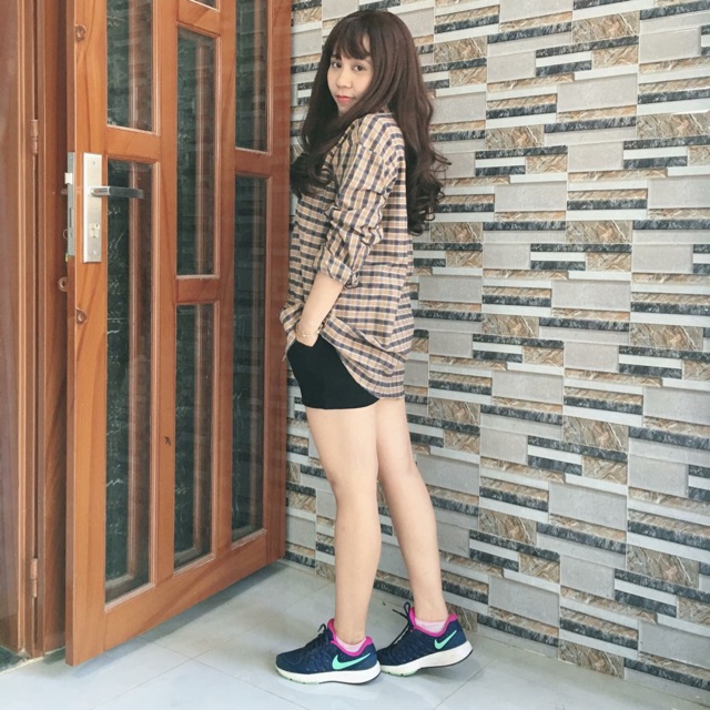 Áo sơ mi oversize caro