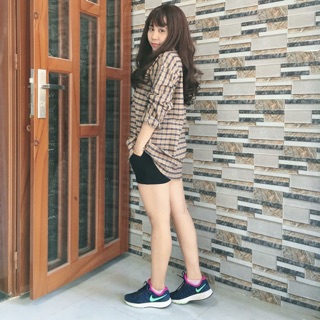 Áo sơ mi oversize caro