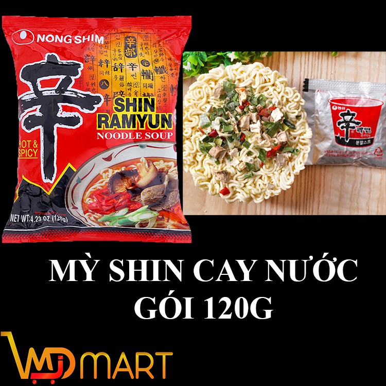 MỲ SHIN RAMYUN CAY NƯỚC HÀN QUỐC GÓI 120G | BigBuy360 - bigbuy360.vn