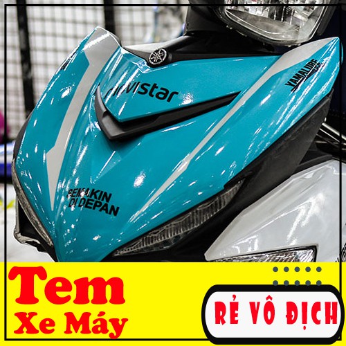 Tem Trùm Exciter 150 🍀FREEESHIP 🍀 Xanh Trắng