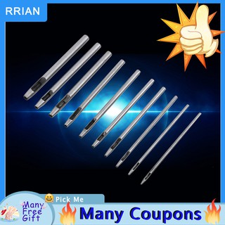 Set 10 dụng cụ đục lỗ làm đồ da thủ công 0.5-5mm