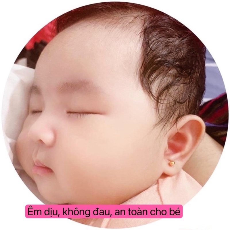 Bấm lỗ tai không đau cho bé người lớn vô trùng DaLiA Jewelry dùng 1 lần bấm khuyên tai trẻ sơ sinh tại nhà cả nam và nữ