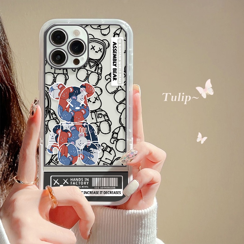 Ốp Điện Thoại TPU Họa Tiết Hoạt Hình Chú Gấu Độc Đáo Cho IPhone 11 13 12 Pro Max XR XS 8 7 Plus 6 6S 7 SE 2020