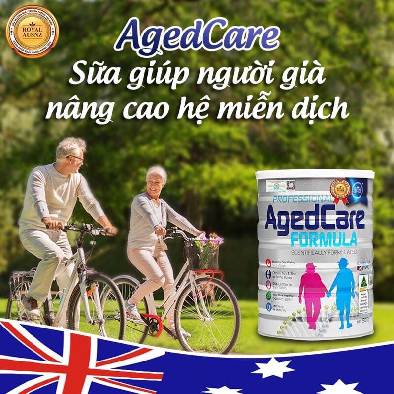 [CHÍNH HÃNG] Sữa Hoàng Gia Úc AgedCare Formula  dành cho người lớn tuổi tăng cường hệ miễn dịch