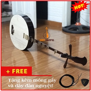 Mua Đàn nguyệt DN59 giá rẻ tặng hướng dẫn sử dụng đàn nguyệt + móng + bộ dây + nốt dán lên đàn tập chơi