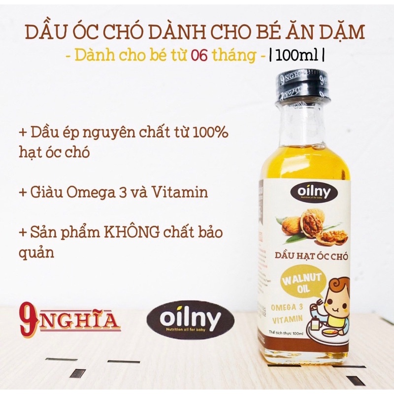 GIA VỊ ĂN DẶM CHÍN NGHĨA CHO BÉ (dầu mè, óc chó, nêm rau củ...)