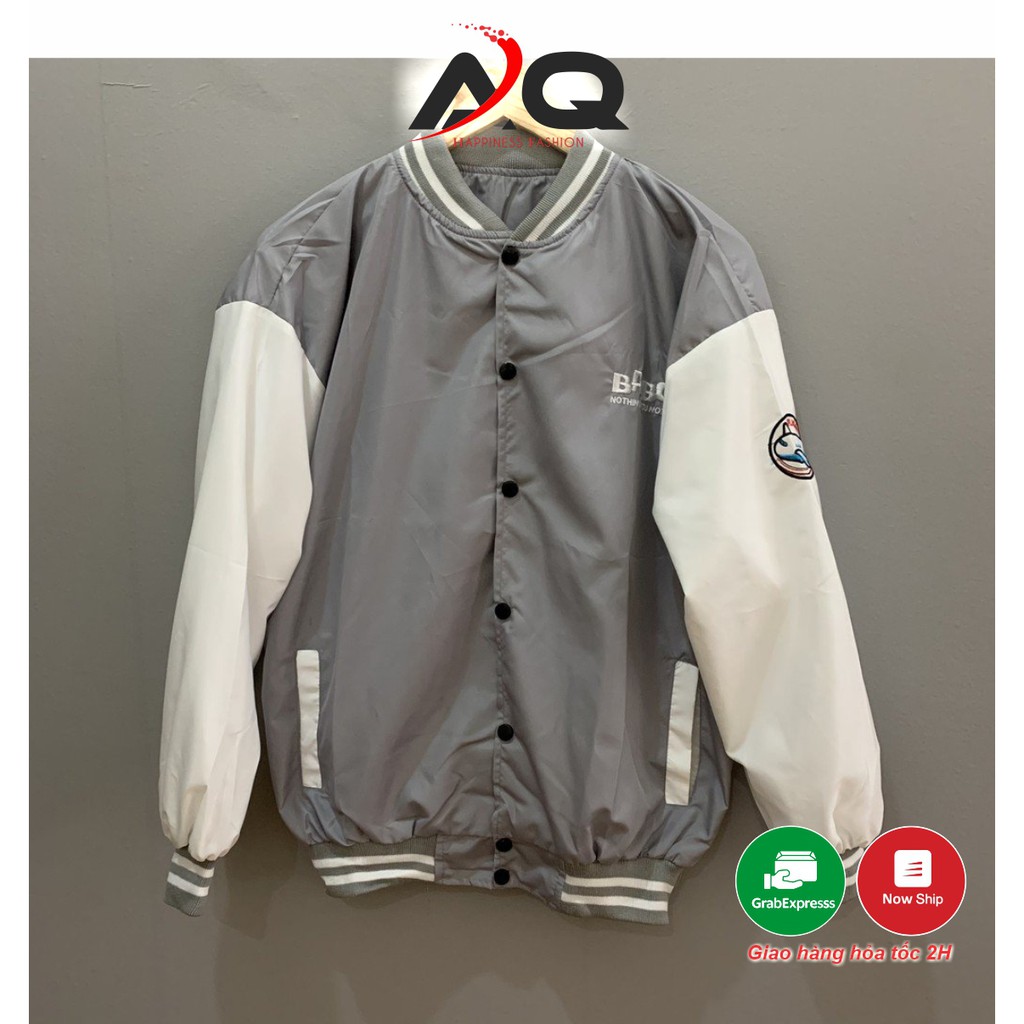 Áo Bomber Jacket BABGE Khoác Dù Áo Bóng chày Nam Nữ chống nắng cao cấp- AQ STORE