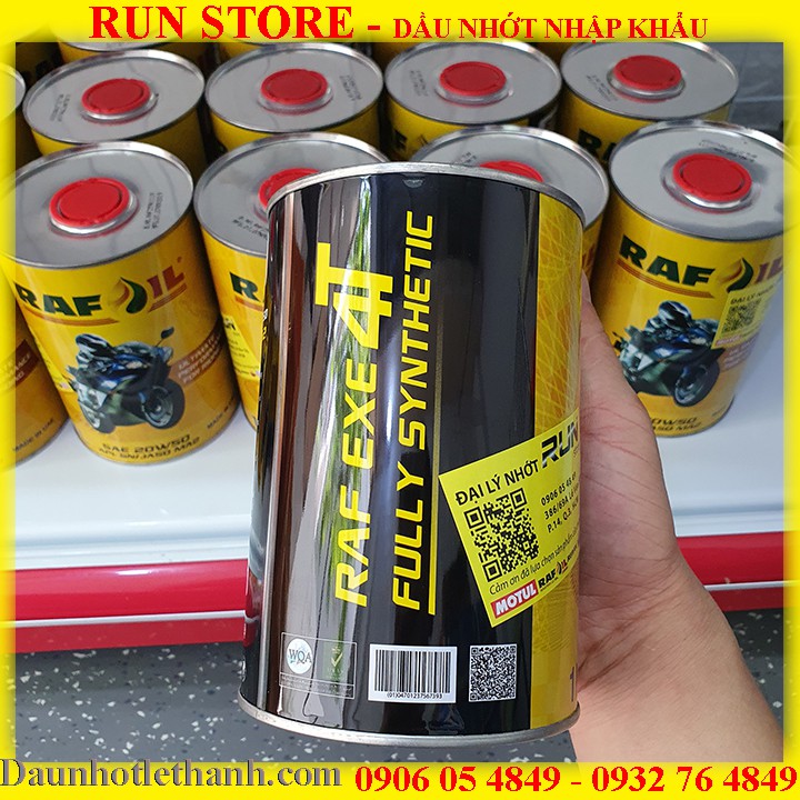 Nhớt Tổng Hợp RAFOIL EXE 4T 20W50 MA2 1000ml – Nhớt Tổng Hợp Nhập Khẩu Dubai – Hàng Chính Hãng