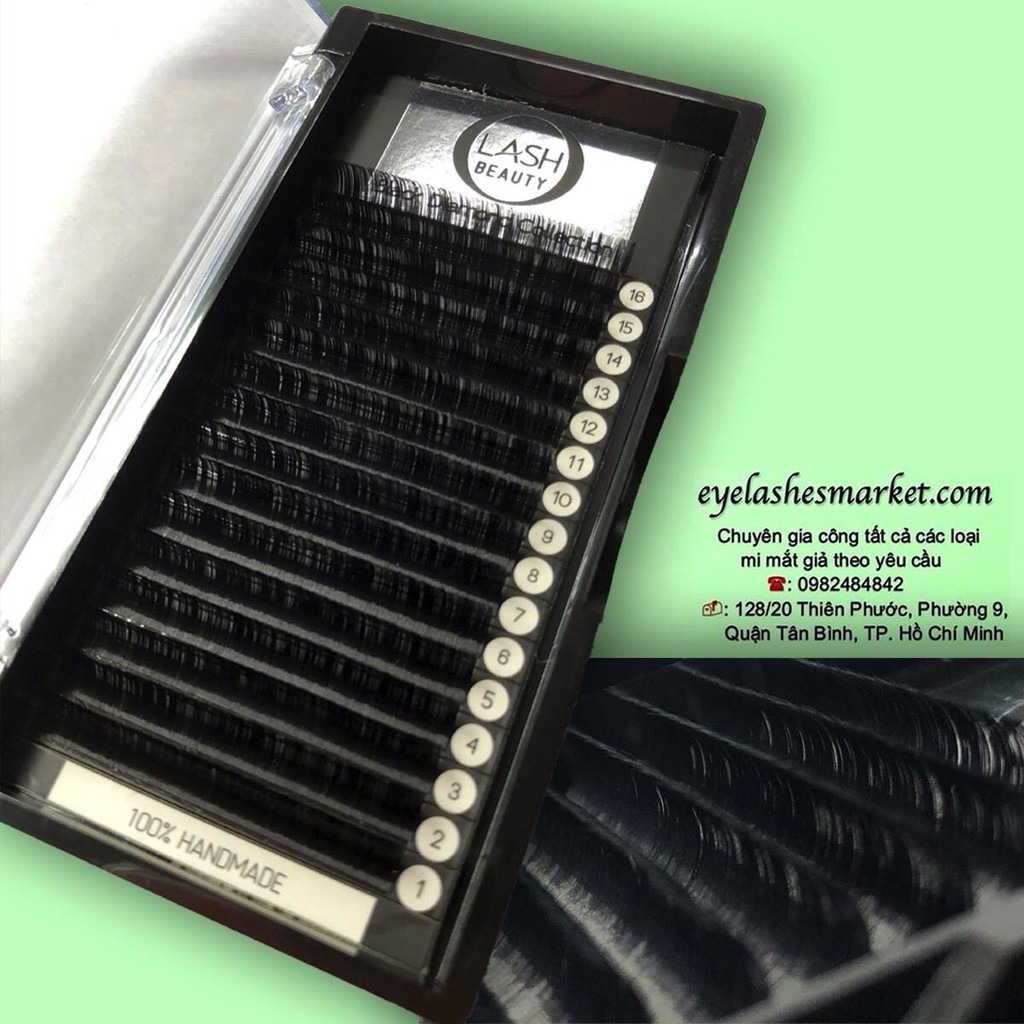 Mi khay(mi nối) độ cong CC(C+), 16 hàng, Dream,Black Diamond, Absolute Classic, hàng xuất khẩu đi Nga