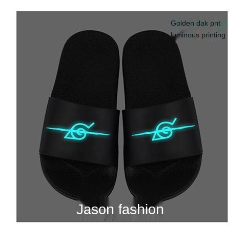 Dép Dạ Quang Đế Dày Chống Mòn In Họa Tiết Naruto Akatsuki Thời Trang Xuân Thu Cho Nam Và Nữ