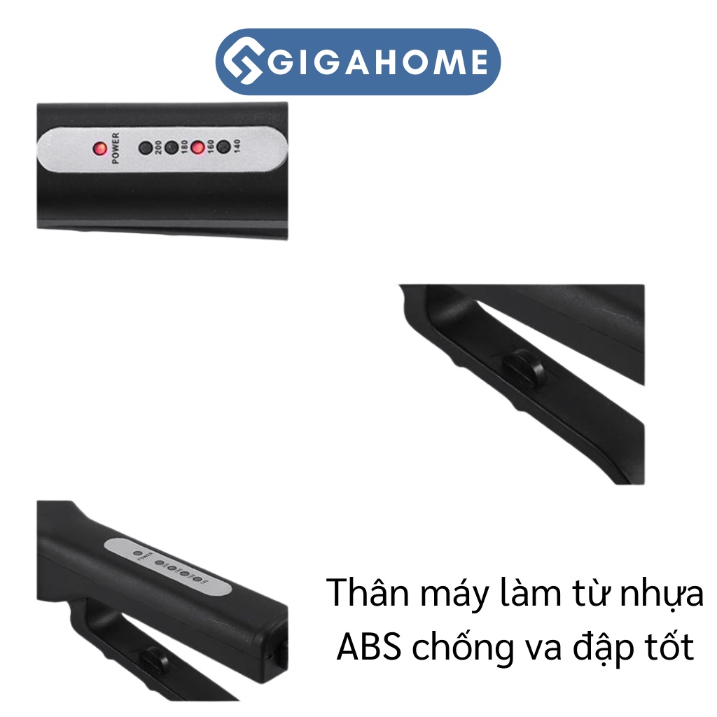 Máy Bấm Xù, Duỗi, Uốn Tóc Chuyên Dụng GIGAHOME Chỉnh Nhiệt Cao Cấp 9017
